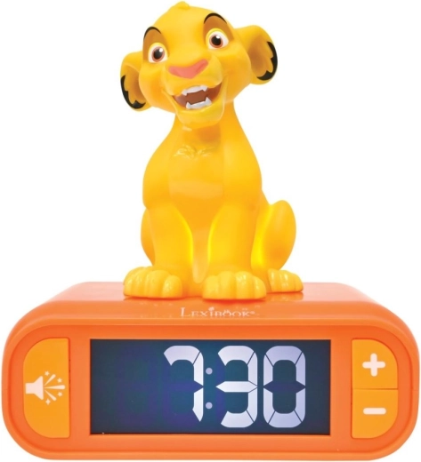 Lexibook wekker Simba met lichtgevend figuurtje