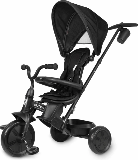 QPlay driewieler Elite Platinum zwart