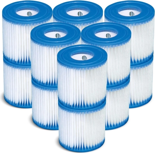 S1 INTEX bubbelbadfilters – set van 12 stuks