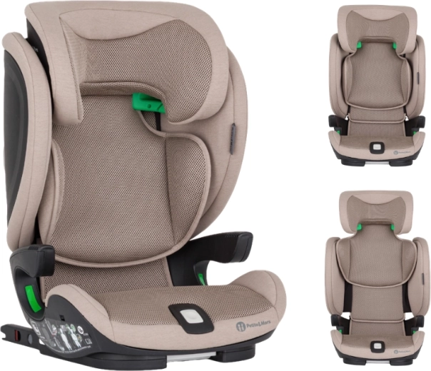 Petite&Mars autostoel Elite Fix Pro i-Size tan brown air 100–150 cm (15–36 kg)