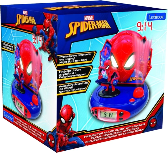 3D wekker met projector SPIDER-MAN
