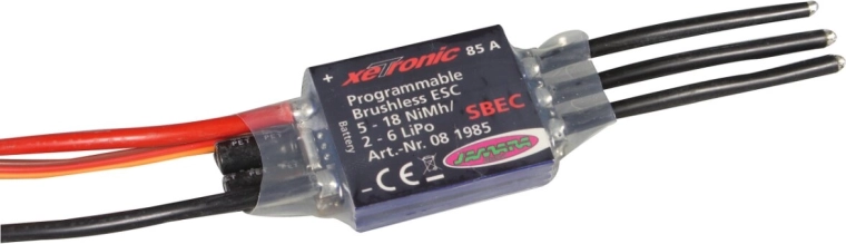 Xetronic-regelaar 85 A met BEC 5 A