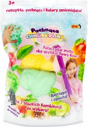 Plastic geurige wolkenplaas 1 verpakking, serie 4, MIX KLEUREN (2x30g) Groen+Geel (limoen)