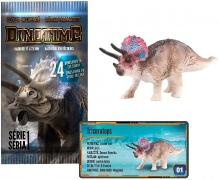DINOTIME dinosaurusfiguur van plastic, mix van soorten, zakje 8 × 15 cm