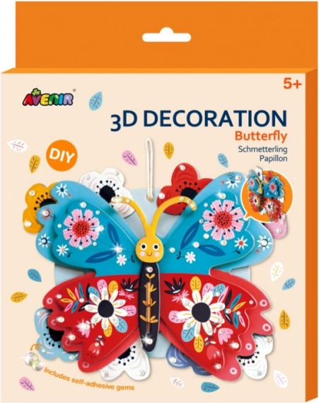 3D-decoratie - Vlinder