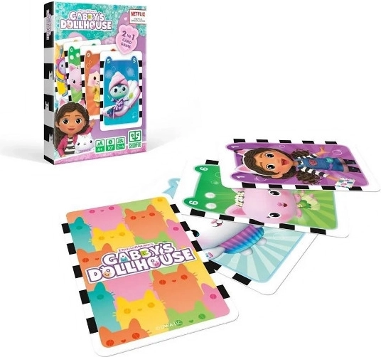 Kaartspel Piotruś en memory Gabby's Kattenhuis