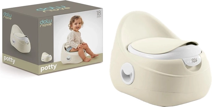 Dolu kinderpotje met rugleuning beige