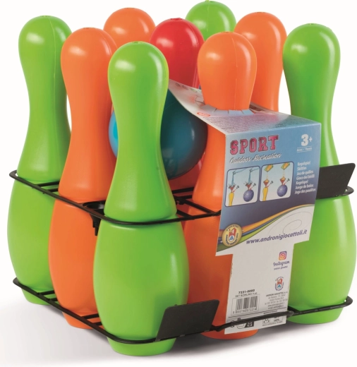 Androni bowlingset, vulbaar met water of zand, 27 cm