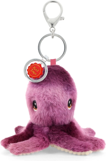 Keeleco pluchen octopus-tashanger 12 cm
