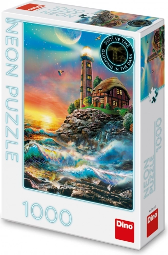 Neonpuzzel Vuurtoren 1000 Stukjes
