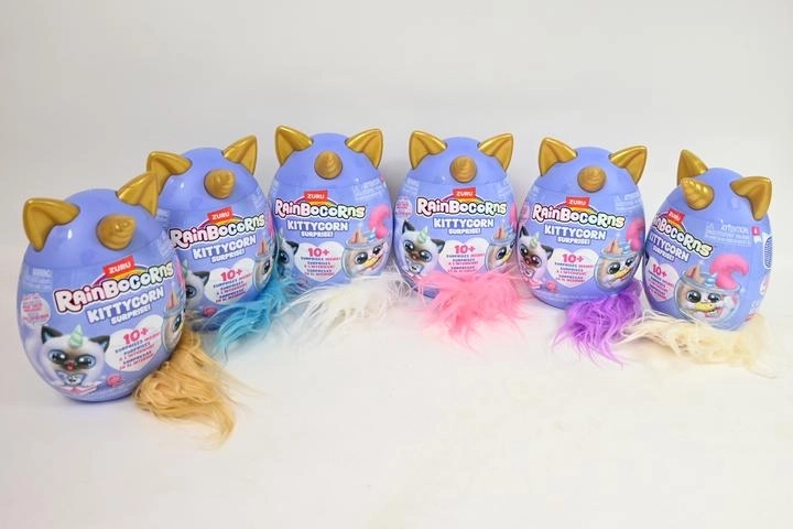 ZURU Rainbocorns kittycorn surprise – verrassingsei met een pluche eenhoorn-katje