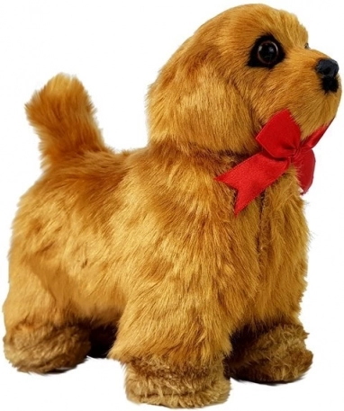 Interactief hondje – loopt en blaft, bruin