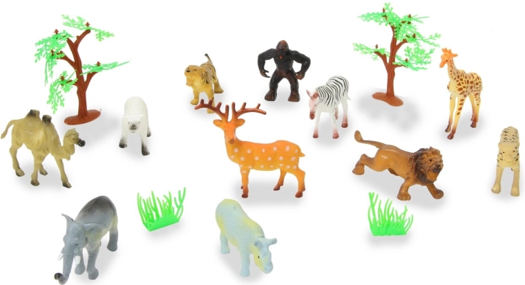 Jamara set wilde dieren (16 stuks)