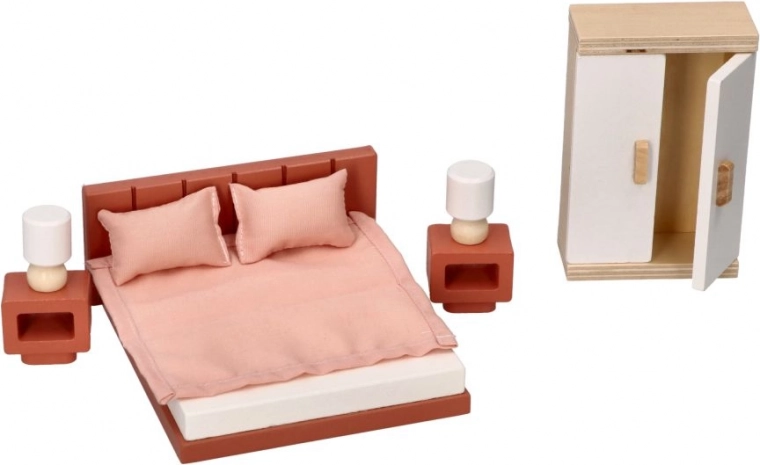 Meubels voor poppenhuis - slaapkamer