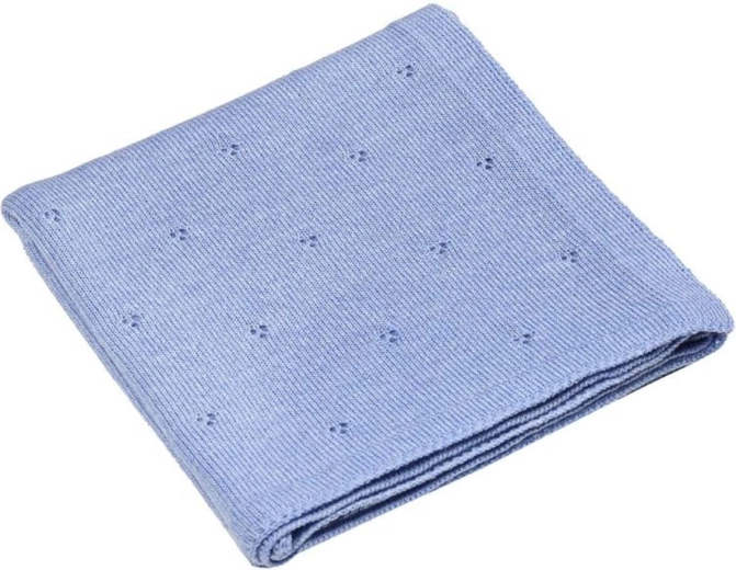 NANNA merino deken Apollo blue