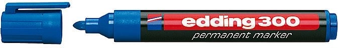 Industriële permanente marker blauw Edding 300