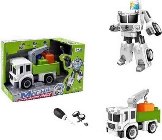 Robot 2-in-1 – vuilniswagen en transformerende robot