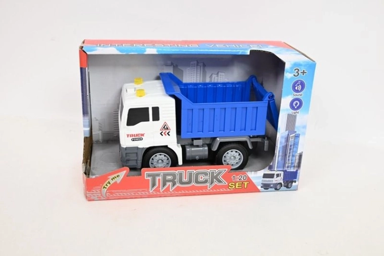 Vrachtwagen met licht en geluid