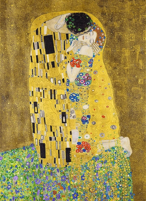 Houten puzzel Gustav Klimt - De Kus 200 stukjes