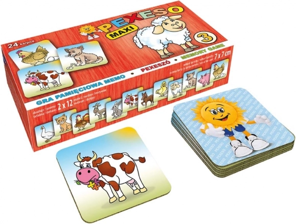 pexeso mfp lux – diertjes op het erf