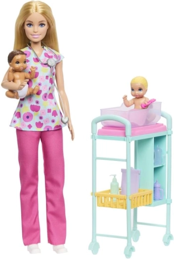 Barbie speelfiguurset beroep – kinderarts