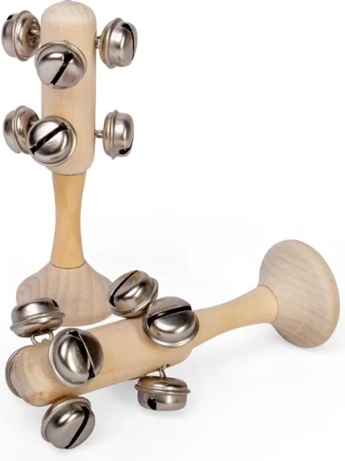 Bigjigs Toys mini belletjes – natuurlijke houten speelgoed