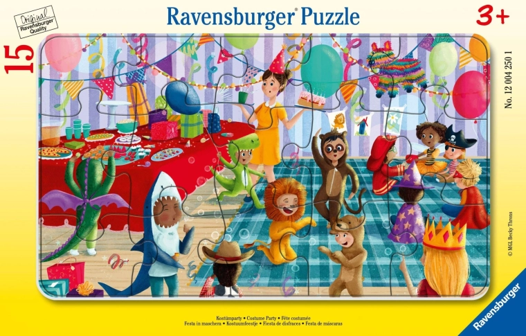 Ravensburger puzzel Kostuumparty 15 stukjes