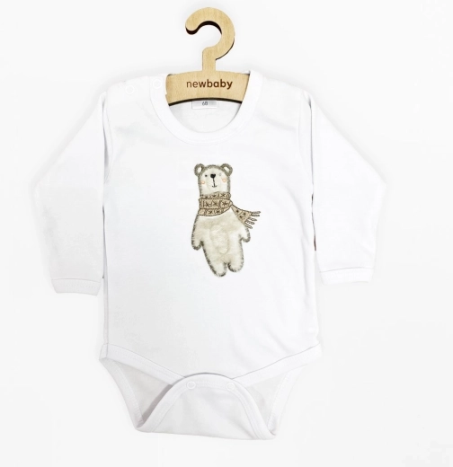 babybody met lange mouwen New Baby Polar Bear 68