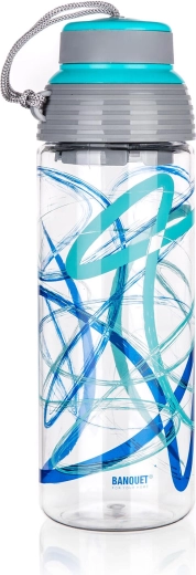 Tritan drinkfles 550 ml BANQUET QUEST turkoois