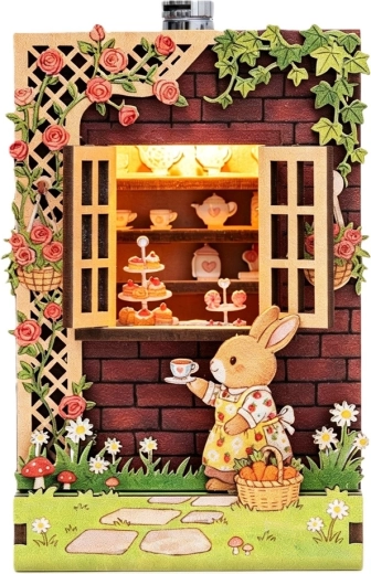 2Kids Toys 3D houten bouwset magnet konijnenpatisserie