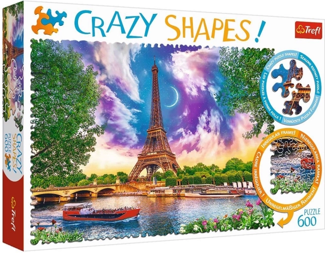 Puzzel 600 Crazy Shapes - Hemel boven Parijs