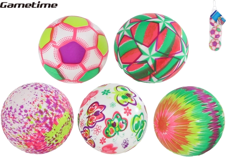 Zachte foam ballen Gametime 7 cm – set van 3 stuks