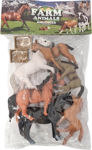 Dieren – paarden, set figuurtjes