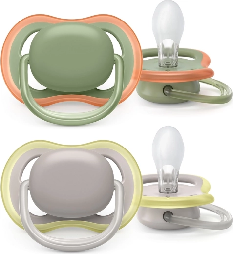 Philips Avent fopspeen Ultra Air, 6–18 maanden, siliconen, 2 stuks