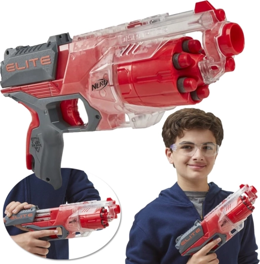 Nerf Elite Disruptor – rode blaster met een bereik tot 27 m