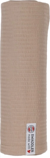 Lodger stoffen luier swaddler seersucker beige 120 × 120 cm