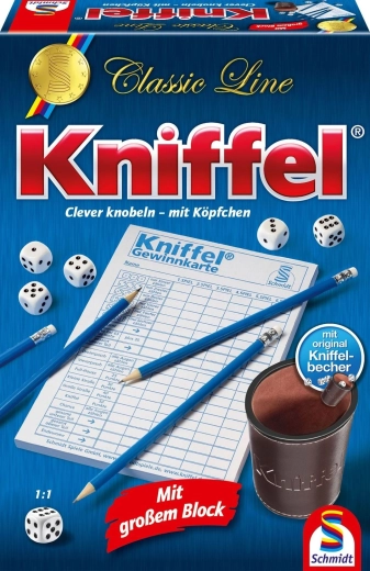 Kniffel Classic line met groot scoreblok