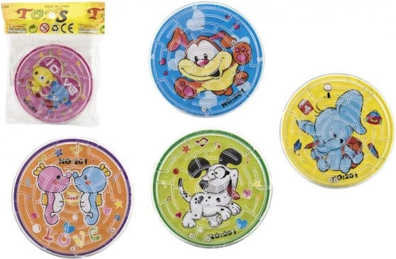 Kinder knikkerlabyrint met dieren