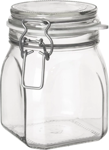 Glazen bewaarpot met klemdeksel Gothika 0,75 l