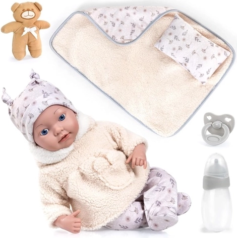 Bayer Design realistische Reborn-pop 38 cm met accessoires
