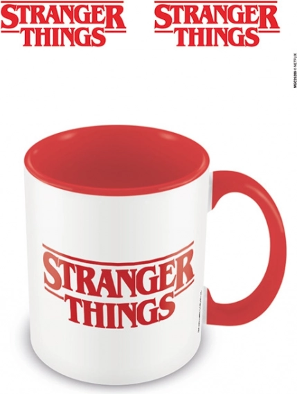 Keramische mok Stranger Things – logo, rood