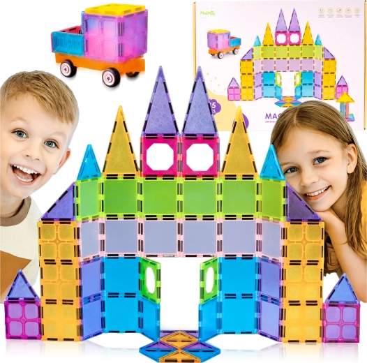 Magnetische 3D-bouwset – set van 85 stukken