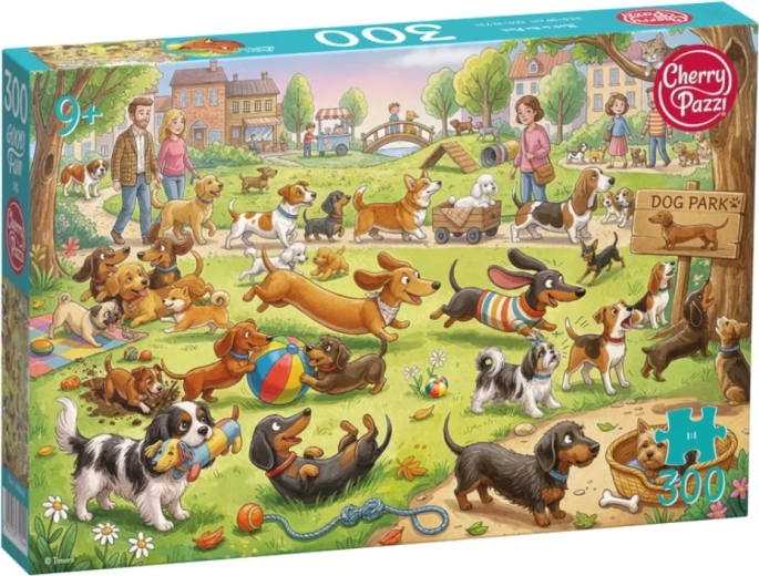 Cherry Pazzi puzzel Honden in het park, 300 stukjes