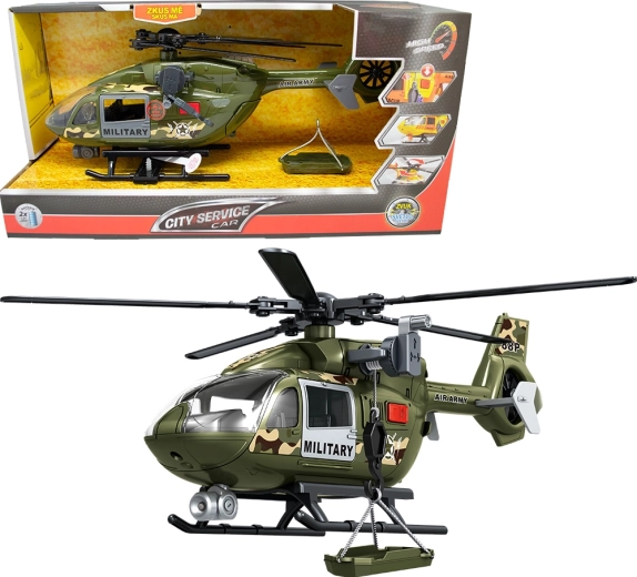 Militaire helikopter 1:12 SPARKYS