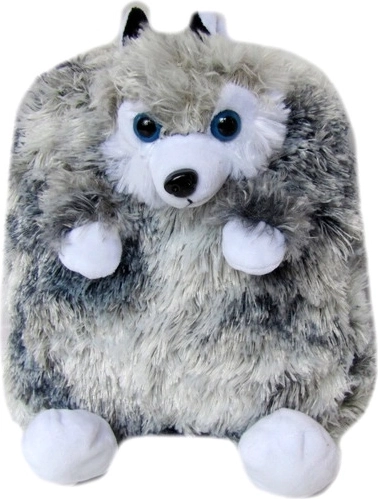 Grijze kinder-rugzak Husky