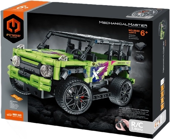 IM.Master op afstand bestuurbare bouwset jeep lime (484 onderdelen)