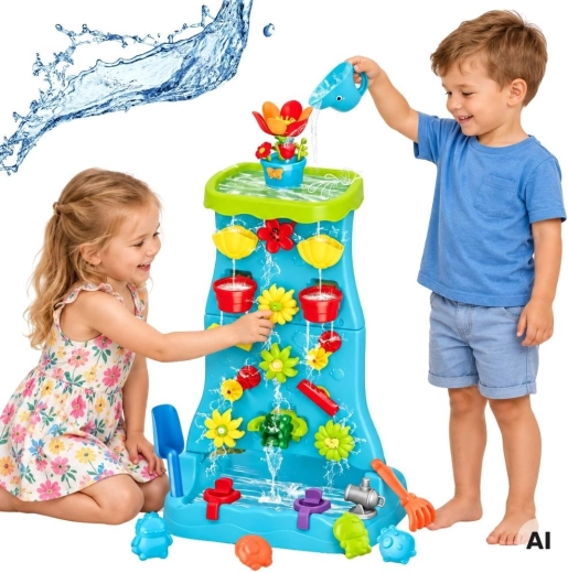 WOOPIE water- en zand-speelpaneel voor in de tuin