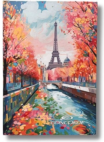 Notitieboek A5 met lijnen 8 mm, 100 vellen CONCORDE