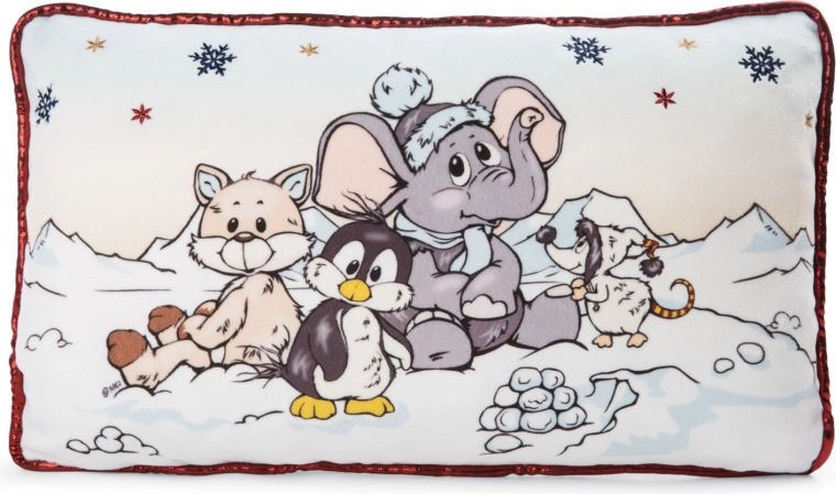 NICI kussen olifant, pinguïn en poolvos 43 × 25 cm