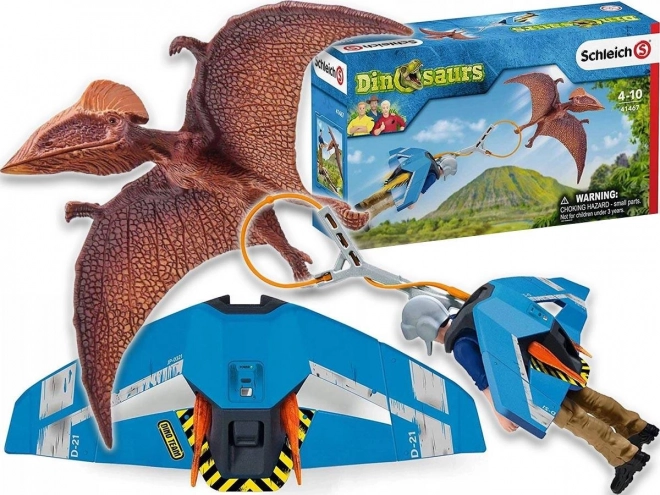 Schleich Dinosaurs raketrugzak Jetpack voor de achtervolging